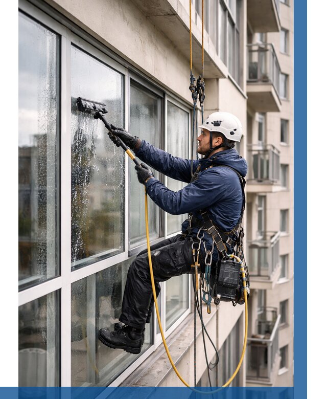 Мойка балконного остекления в Алапаевске от 3747 р. | ВЫСОТНИК-Лпв