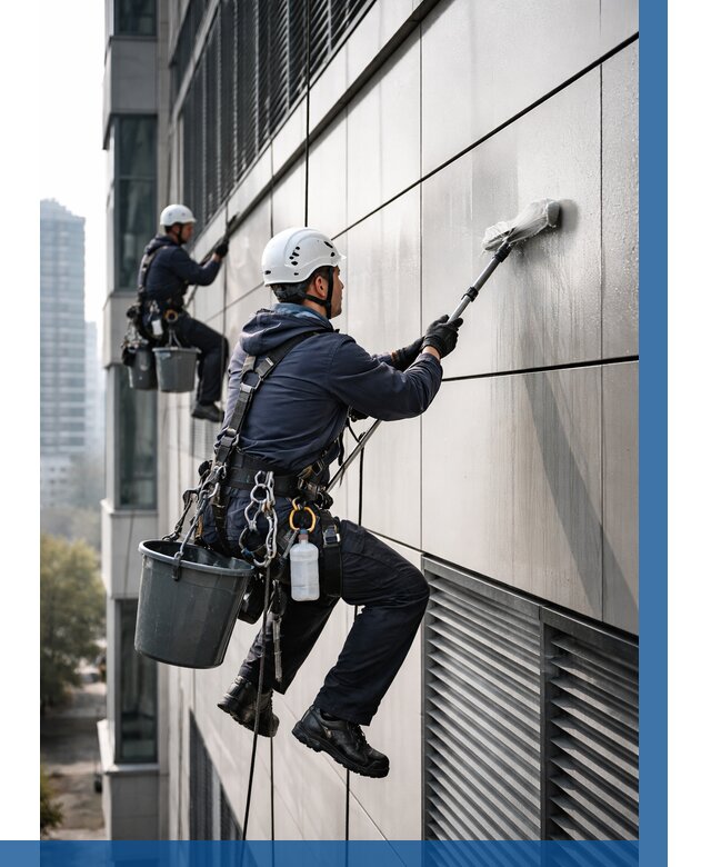 Мойка вентилируемого фасада в Алапаевске от 268 р. | ВЫСОТНИК-Лпв