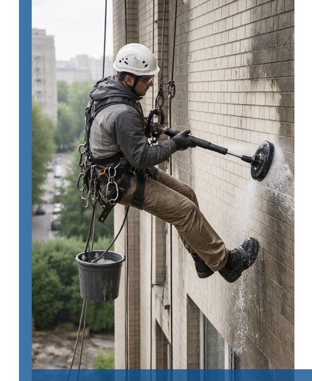 Очистка фасада от копоти в Алапаевске профессионально и безопасно