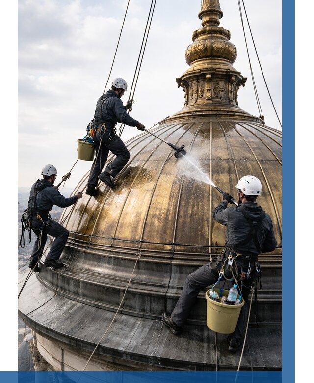 Мойка куполов и шпилей в Алапаевске от 8564 р. - заказать | ВЫСОТНИК-Лпв