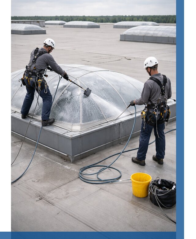 Мойка зенитных фонарей в Алапаевске, заказать от 4817 р. | ВЫСОТНИК-Лпв