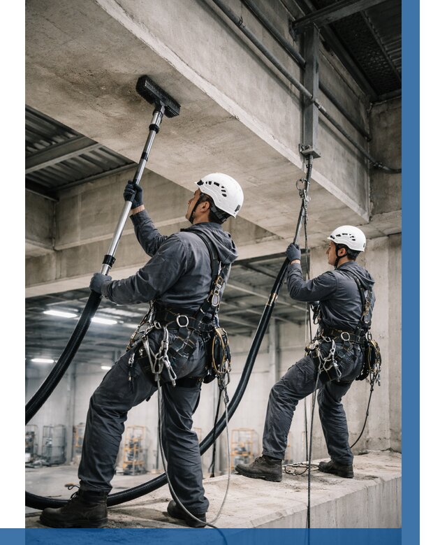 Обеспыливание потолочных конструкций в Алапаевске от 268 р. |ВЫСОТНИК-Лпв