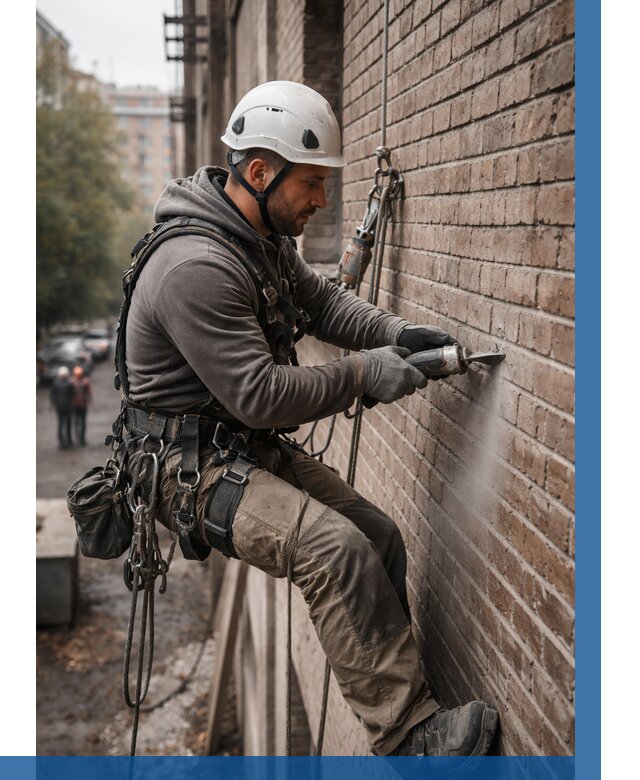 Расшивка кирпичных швов в Алапаевске от 642 р. | ВЫСОТНИК-Лпв