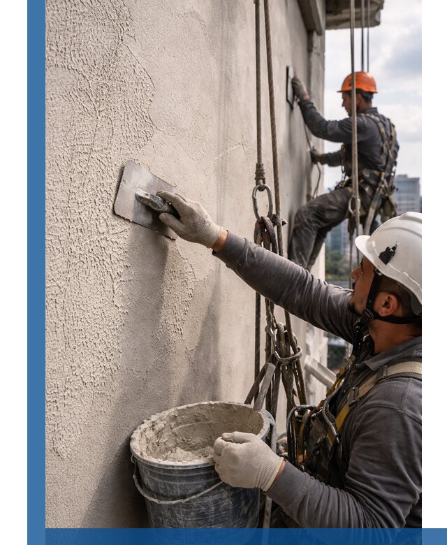 Декоративная штукатурка фасада с утеплением и защитой в Алапаевске