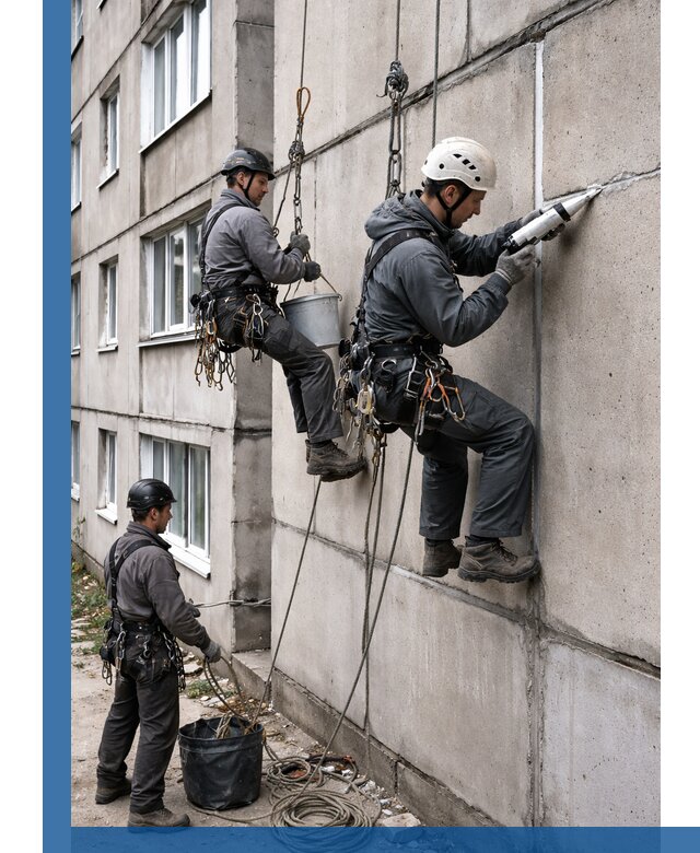 Герметизация межпанельных швов в Алапаевске с гарантией герметичности