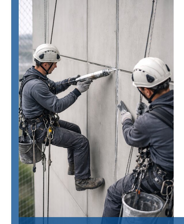 Первичная герметизация швов фасадов и кровель в Алапаевске