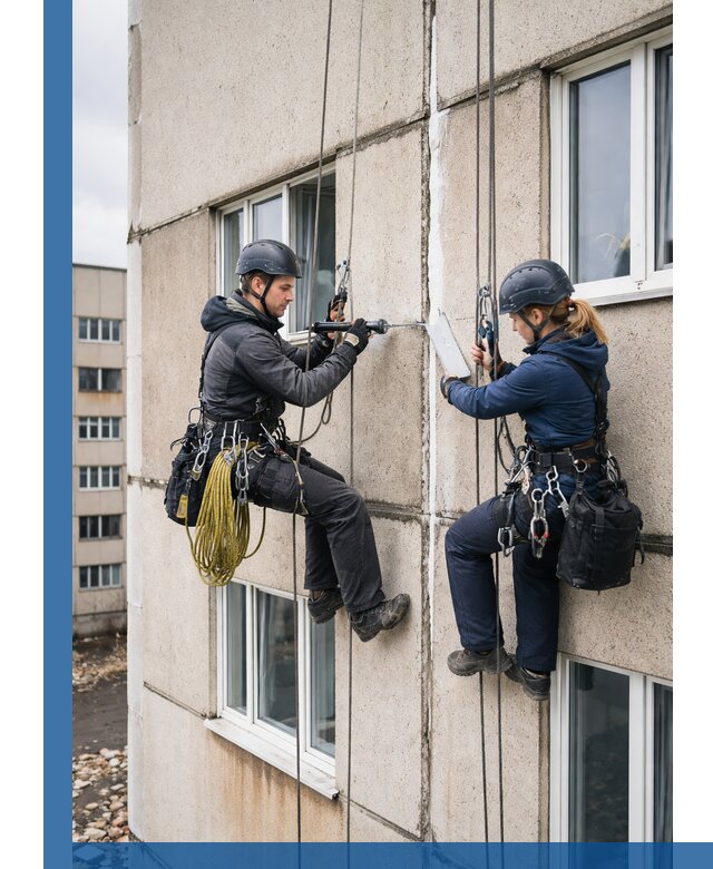 Герметизация межпанельных швов тёплым швом в Алапаевске