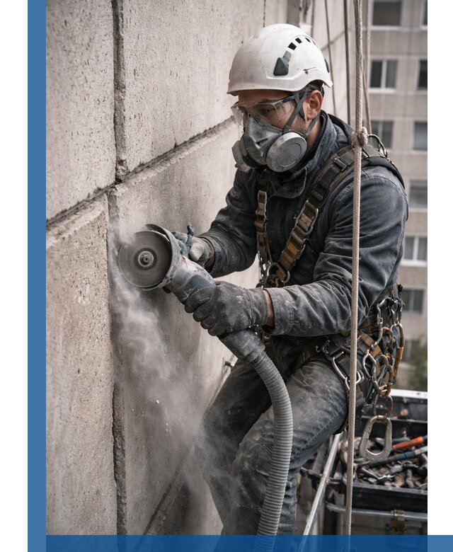 Штробление межпанельных швов в Алапаевске качественно и быстро