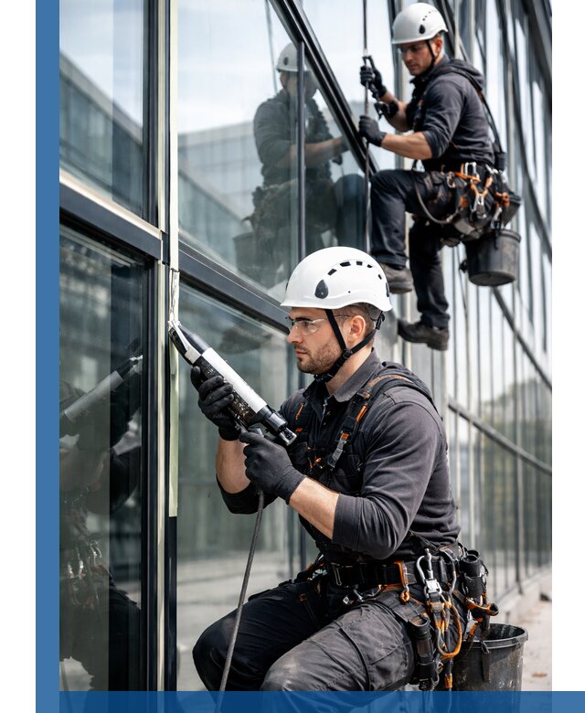 Герметизация витражных швов в Алапаевске для зданий и фасадов