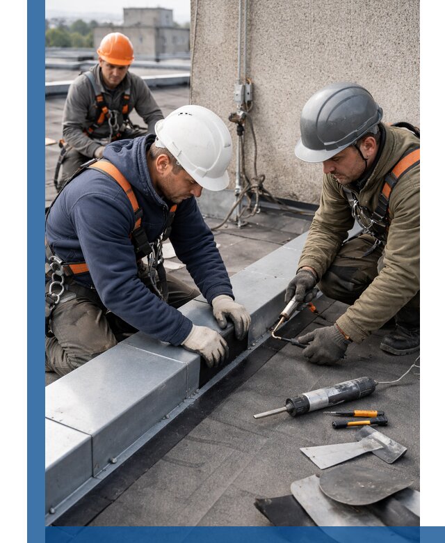 Ремонт кровельных примыканий в Алапаевске профессионально