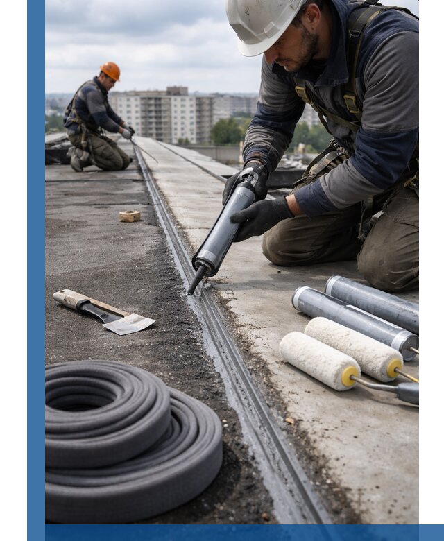 Герметизация швов кровли в Алапаевске с гарантией герметичности
