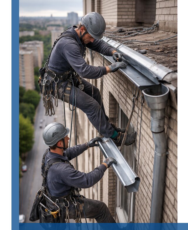 Ремонт водосточных желобов в Алапаевске, быстро и качественно