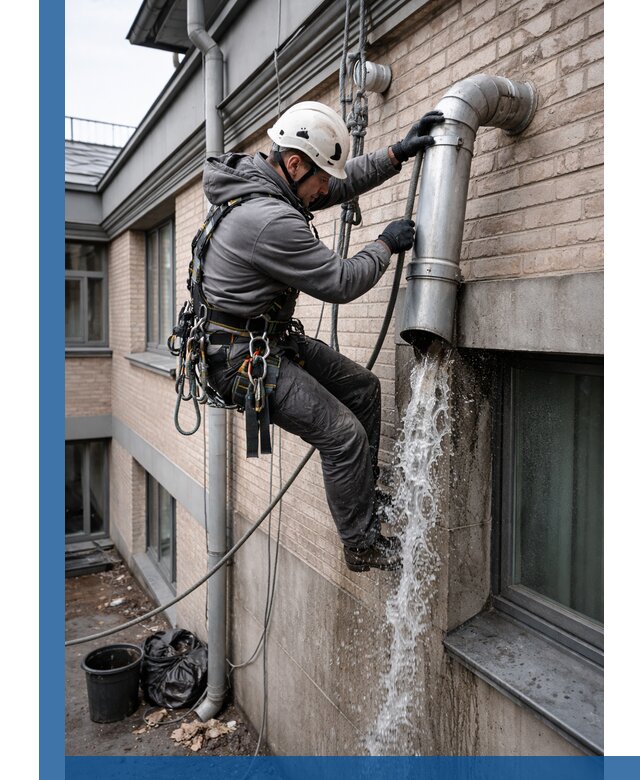 Профессиональная прочистка водосточных труб в Алапаевске с гарантией