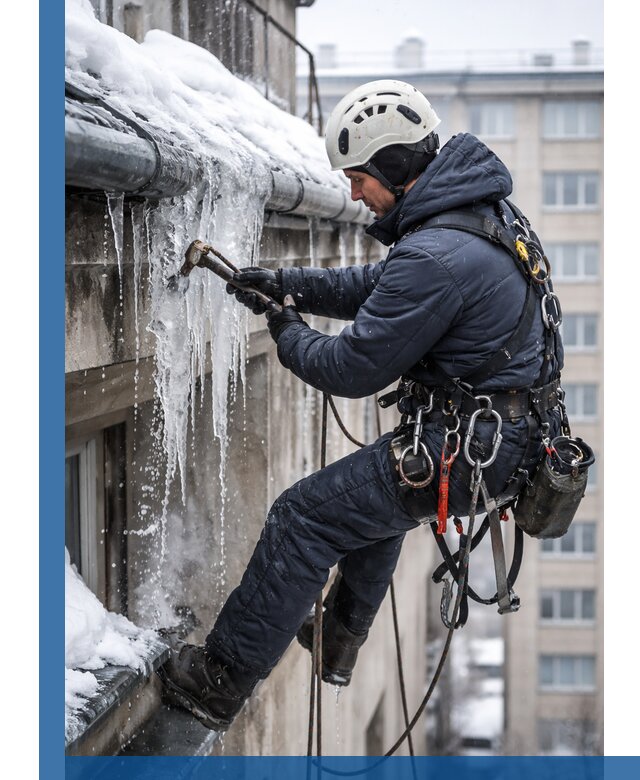Удаление наледи и чистка водостоков в Алапаевске оперативно и безопасно