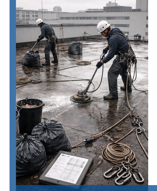 Плановая очистка кровли по графику в Алапаевске для безопасности