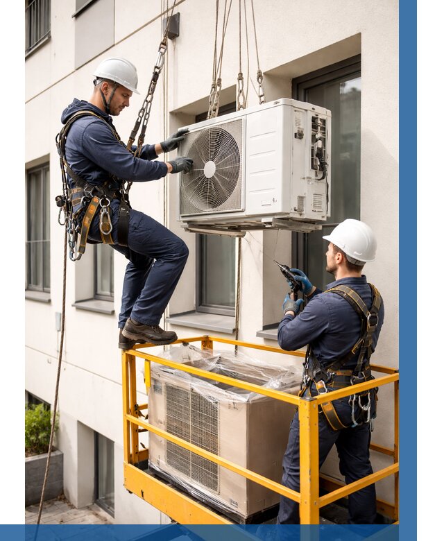 Демонтаж внешнего блока кондиционера в Алапаевске от 3747 р. | ВЫСОТНИК-Лпв