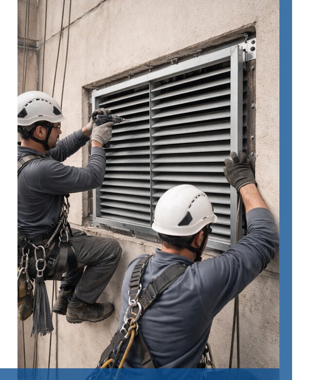 Монтаж вентиляционных решеток в Алапаевске от 4817 р. | ВЫСОТНИК-Лпв