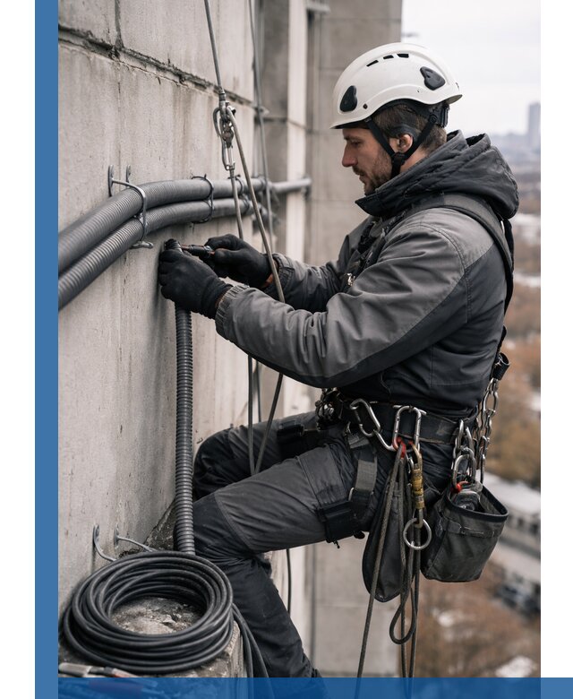 Профессиональный монтаж гофры для кабеля в Алапаевске с гарантией