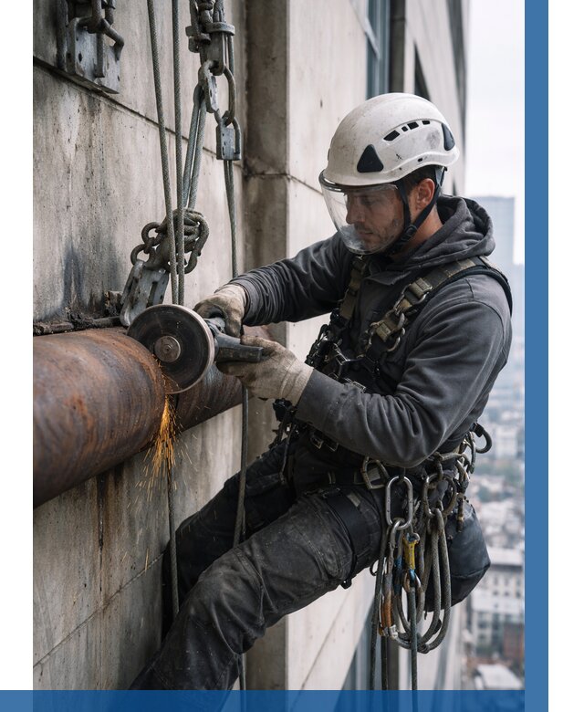 Резка металла на высоте в Алапаевске по цене от 4817 р. | ВЫСОТНИК-Лпв