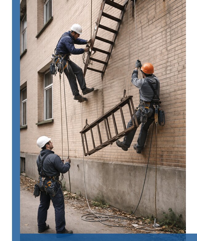 Демонтаж пожарной лестницы в Алапаевске быстро и безопасно