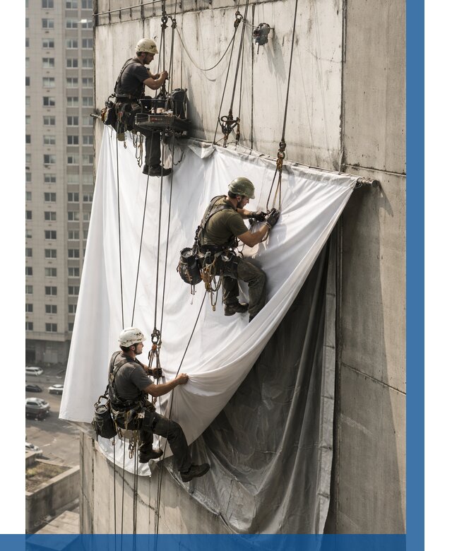 Замена баннерного полотна в Алапаевске от 6958 р. | ВЫСОТНИК-Лпв—заказать