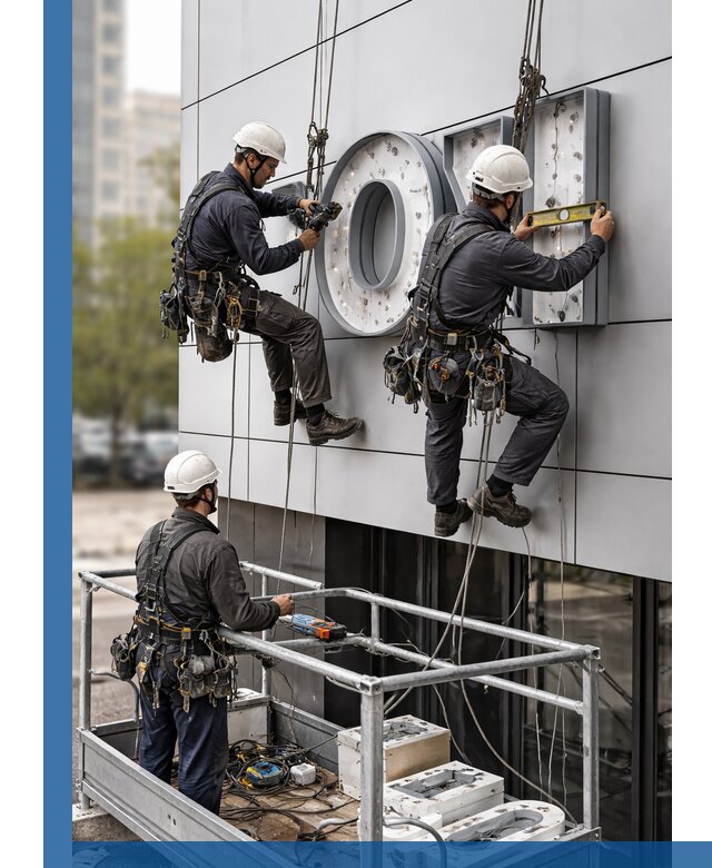 Профессиональный монтаж световых букв в Алапаевске под ключ