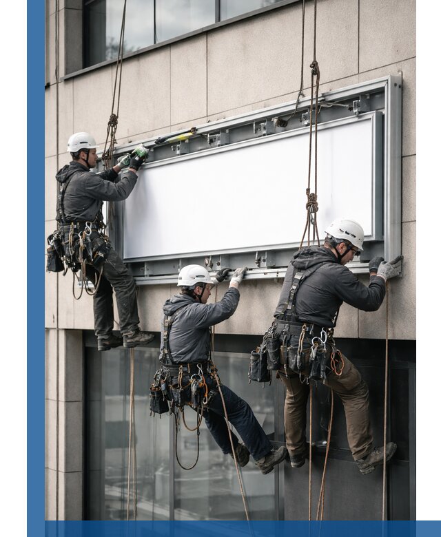 Профессиональный монтаж светового короба под ключ в Алапаевске