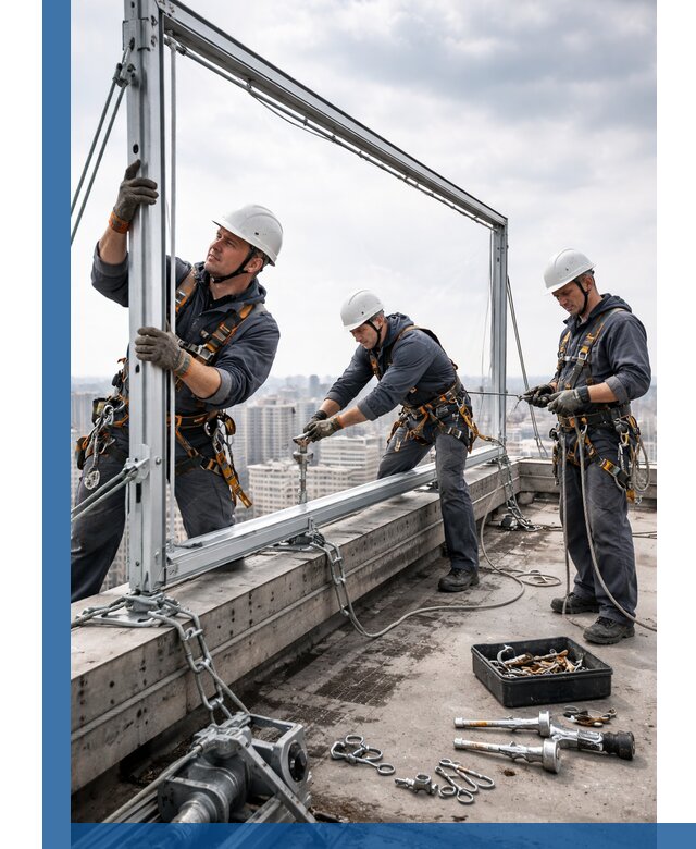 Монтаж крышных рекламных конструкций под ключ в Алапаевске