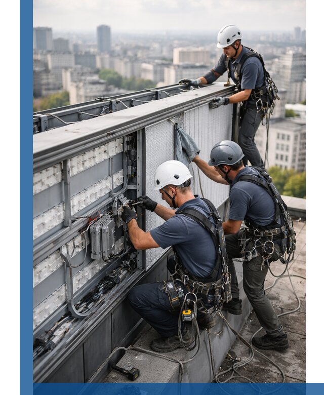 Профессиональное обслуживание крышной рекламы в Алапаевске под ключ