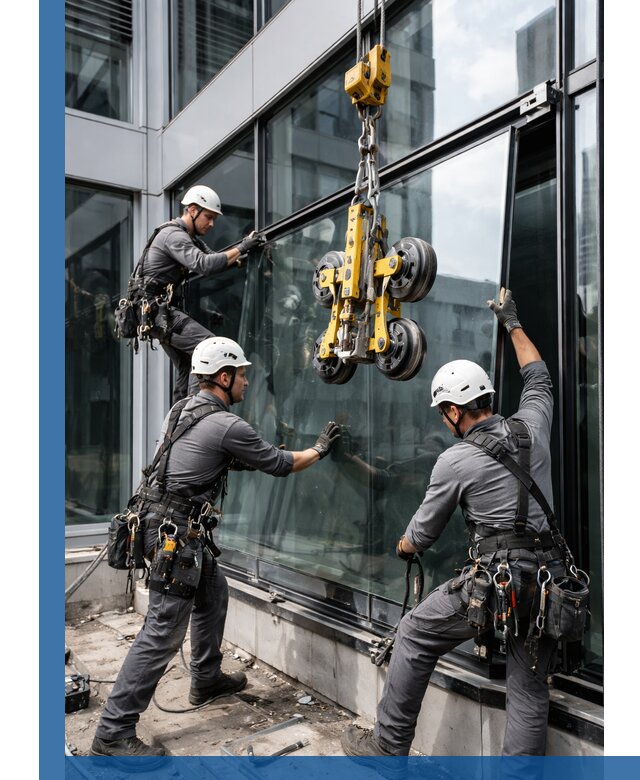 Структурное остекление фасадов в Алапаевске монтаж и обслуживание