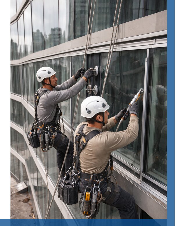 Радиусное остекление фасада в Алапаевске от 12846 р. | ВЫСОТНИК-Лпв