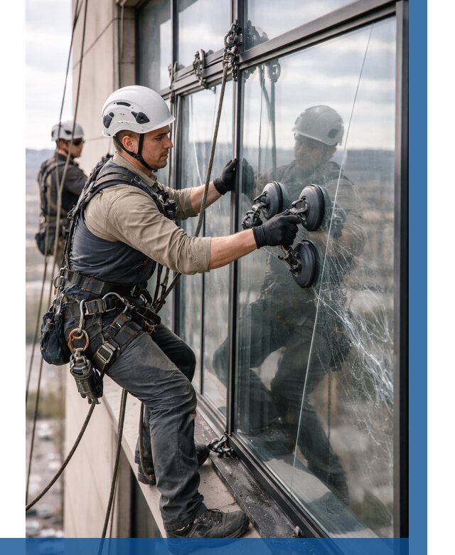 Замена стекла в витраже в Алапаевске под ключ от 9099 р. | ВЫСОТНИК-Лпв