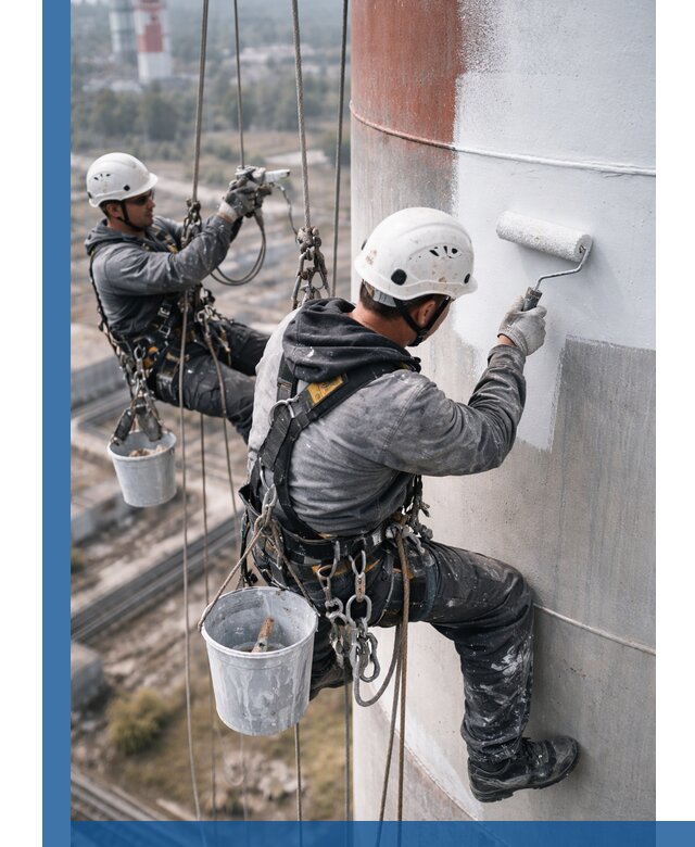 Покраска дымовых труб в Алапаевске: антикоррозийная защита и восстановление