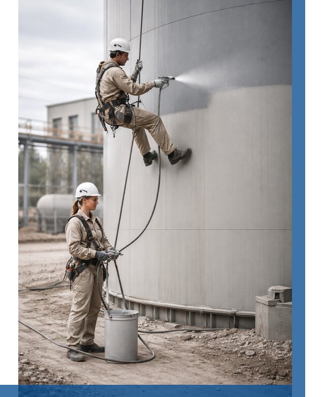 Покраска резервуаров в Алапаевске от 1285 р. | ВЫСОТНИК-Лпв — заказать