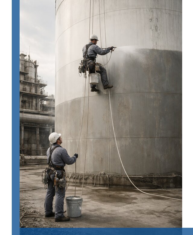 Покраска стальных резервуаров и емкостей в Алапаевске профессионально