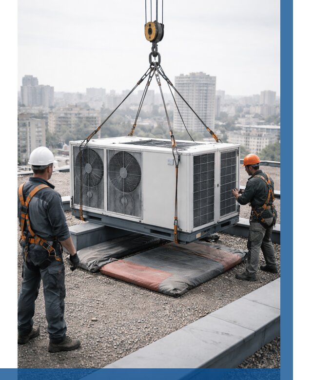 Подъем груза на крышу в Алапаевске от 5353 р. | ВЫСОТНИК-Лпв заказать