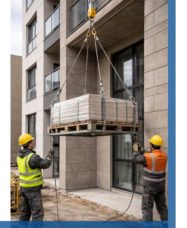 Подъем керамогранита на этаж в Алапаевске от 3747 р. | ВЫСОТНИК-Лпв