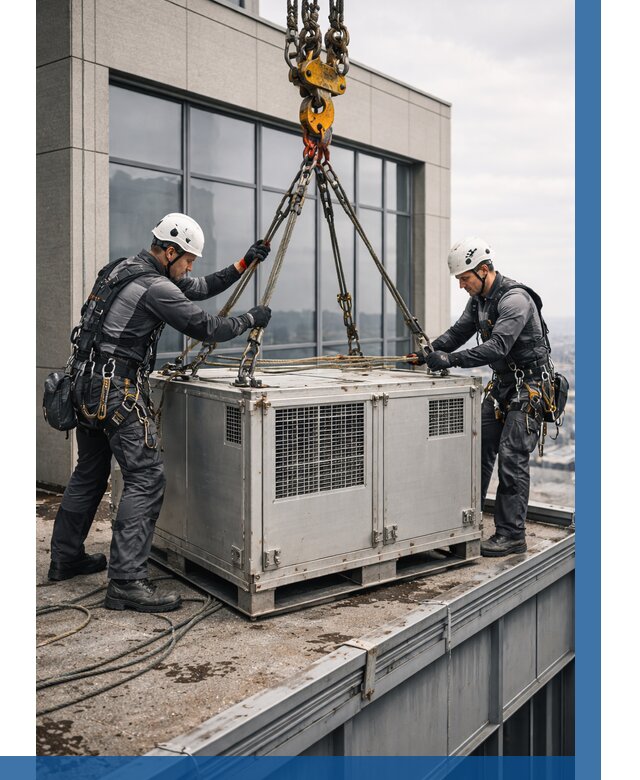 Такелажные работы на высоте в Алапаевске от 8564 р. | ВЫСОТНИК-Лпв