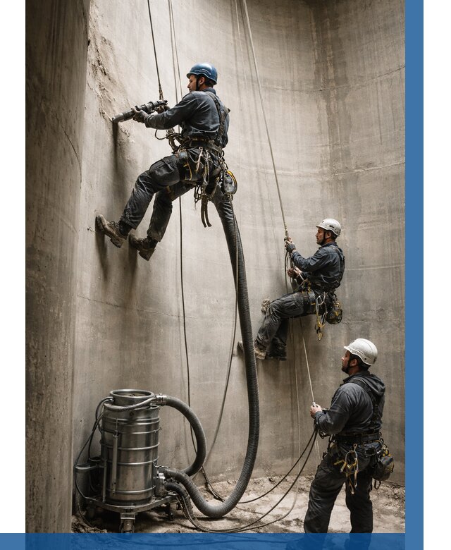 Зачистка силосов в Алапаевске от 4817 р. Договор и смета ВЫСОТНИК-Лпв