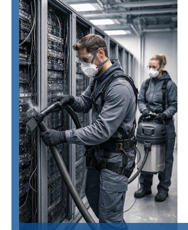 Обеспыливание серверной комнаты в Алапаевске, профессиональная очистка